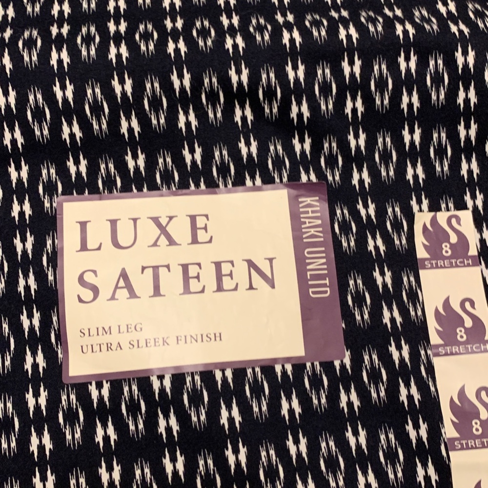 Gloria Vanderbilt Luxe Sateen Slim Leg Capri Pants Size 8, NWT - Picture 2 of 6